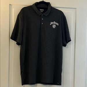 OGIO Jim Beam Men's Charcoal Polo Shirt